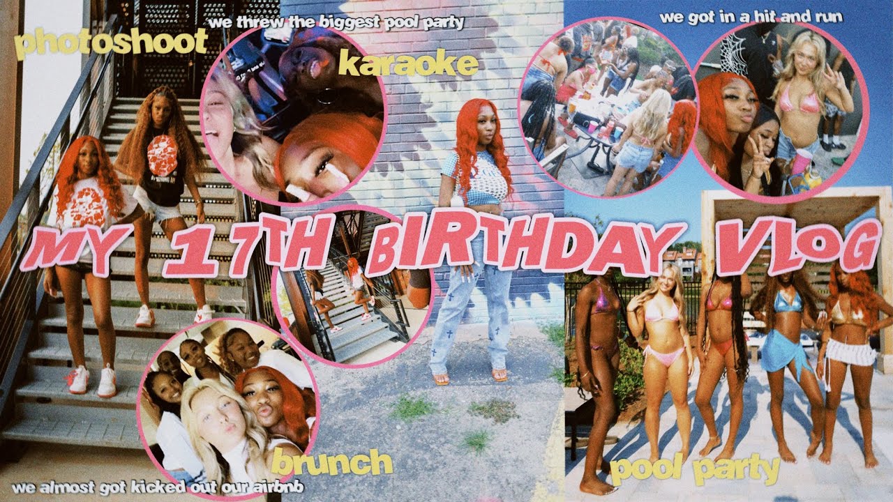 my 17th birthday preparation + vlog ; birthday disaster | hair, nails, lashes, friends, airbnb etc.