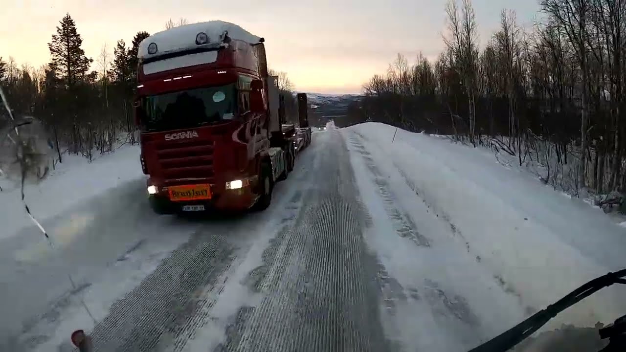 Winter Trucking in Northern Norway