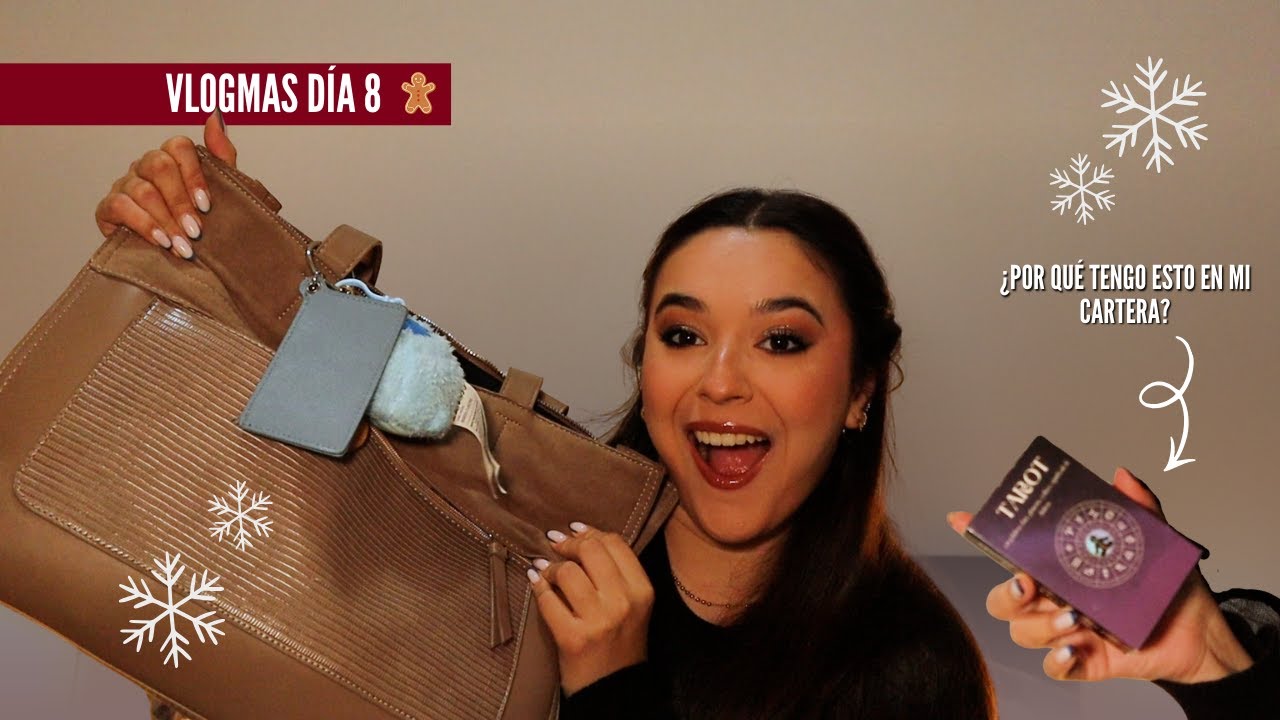 ¿Qué Llevo en Mi Cartera? Versión Diciembre 2025 | Vlogmas Día 8