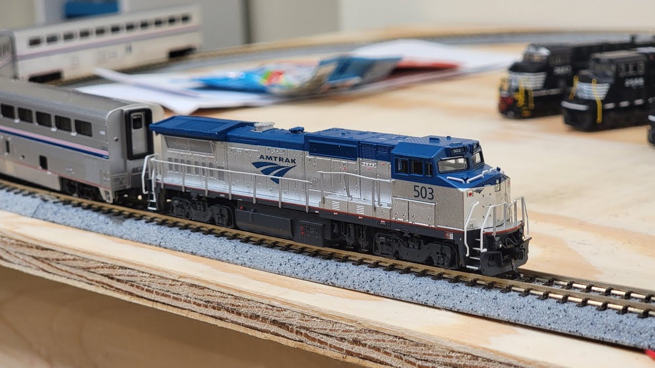 New Atlas N Scale Amtrak Dash 8 with DCC + Sound