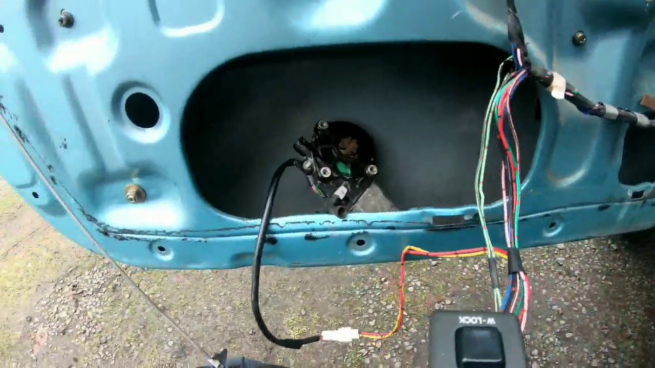 Replacing a power window motor on a Suzuki X-90