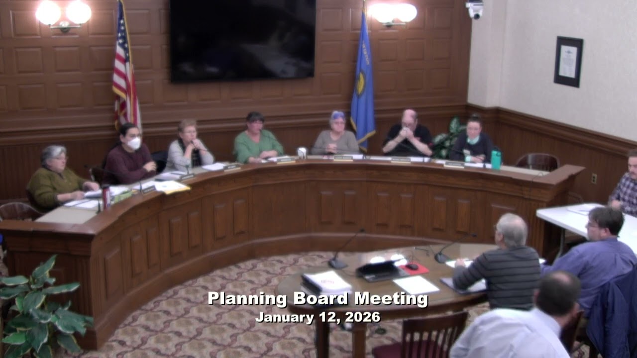 Planning Board Meeting 1/12/26