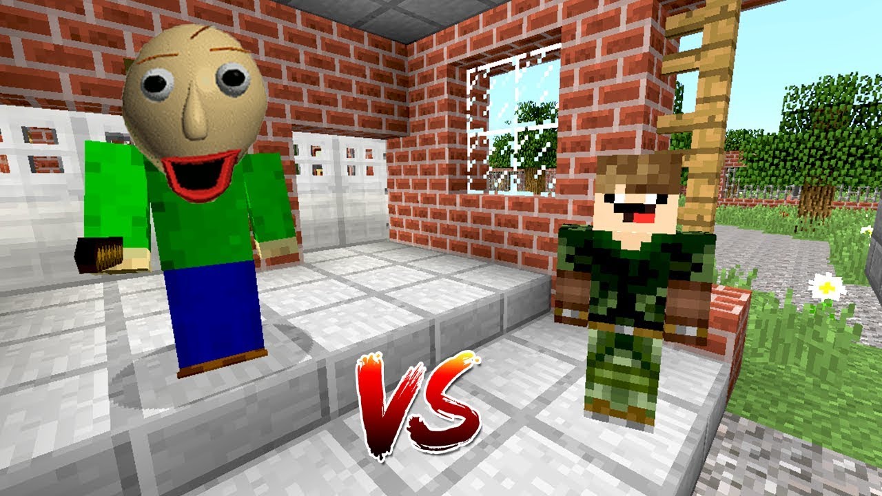 ENCONTREI O BALDI NA ESCOLA l MINECRAFT (BALDI'S BASIC)