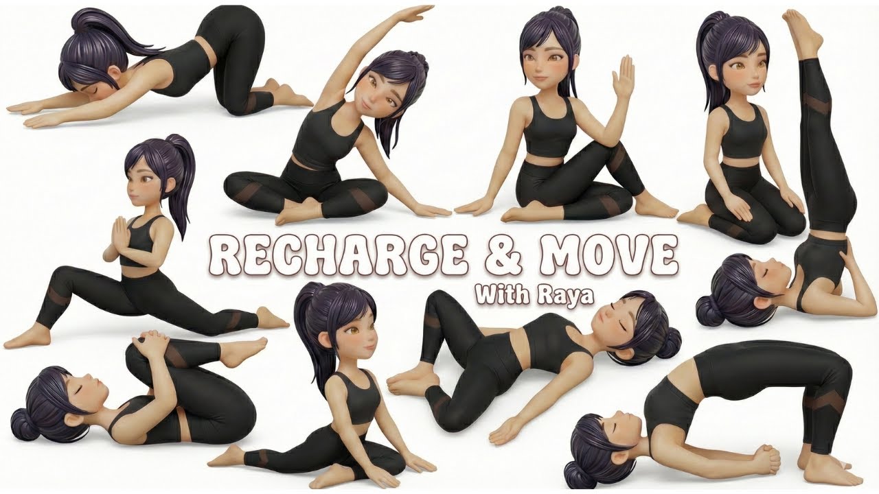 Kids Yoga to Recharge Your Body Naturally ⚡ Boost Energy, Focus & Motivation for Tired Kids