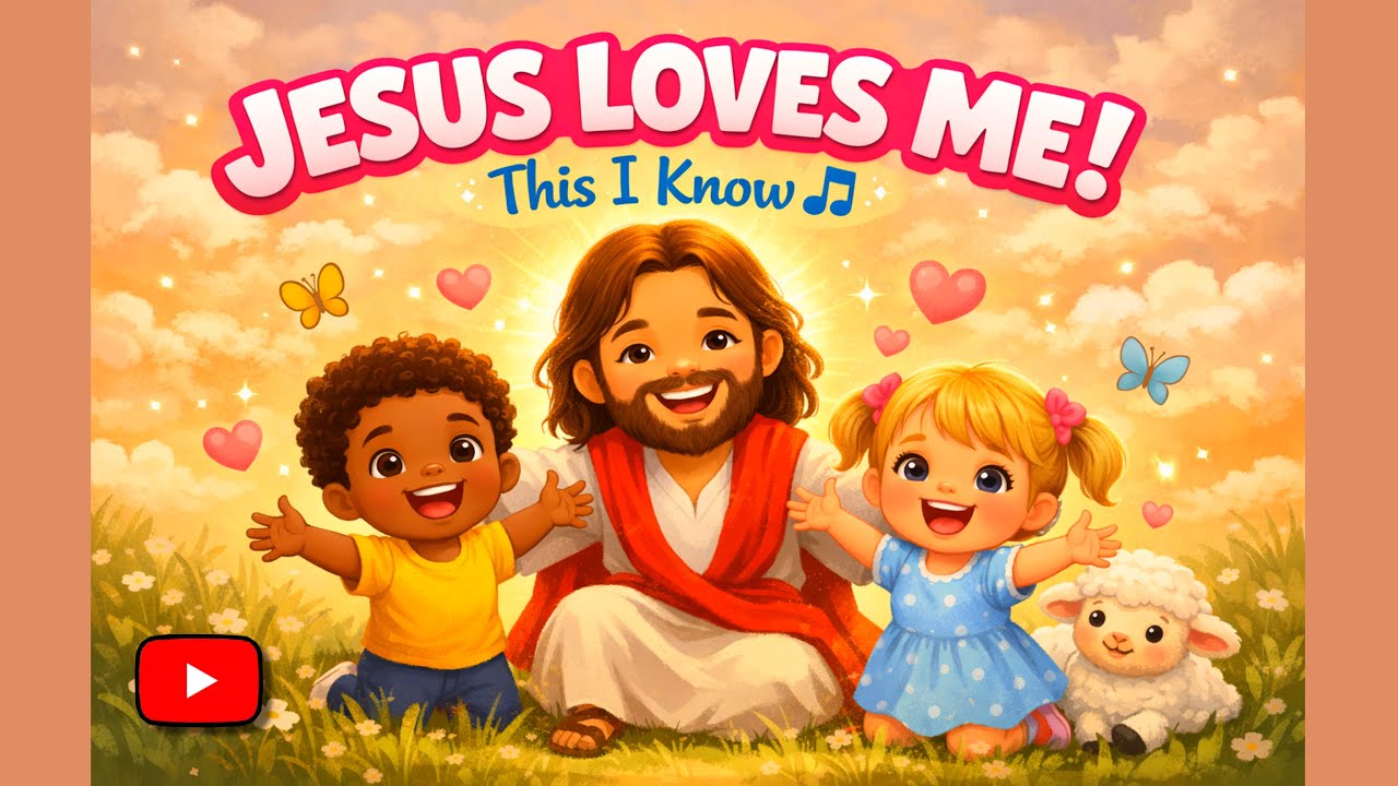 Jesus Loves Me This I Know ❤️ | Fun Christian Kids Song | Kids Praise & Worship