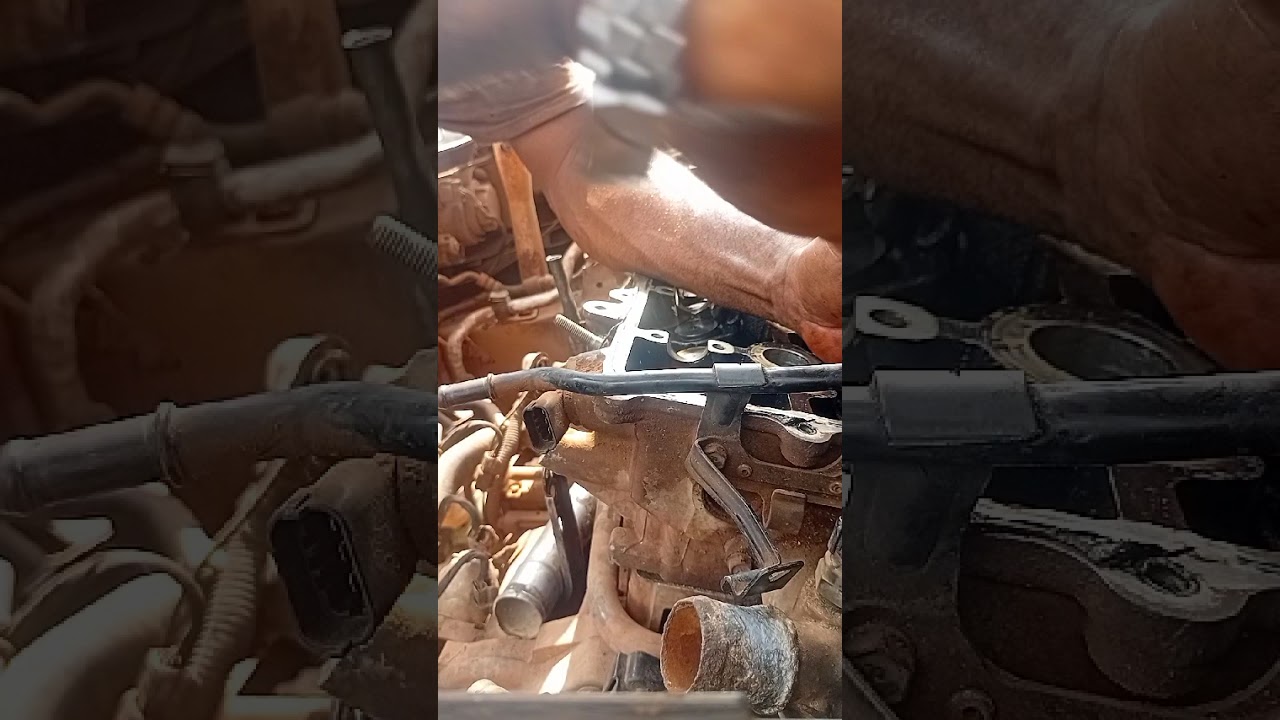 Best mechanic ever .Kia top head gasket,kia engine timing #mechanic#automobile  #top #cr7 #rickross 