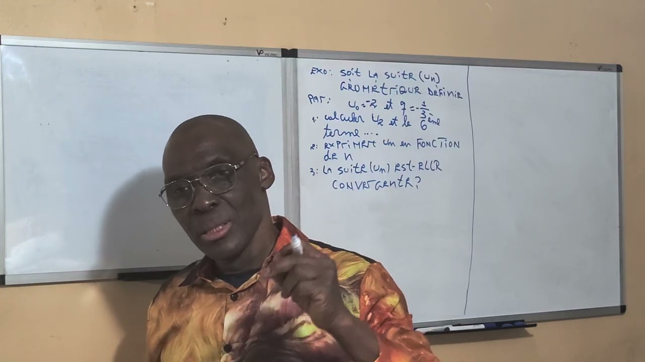 Suite Géométrique ou Progression Géométrique 