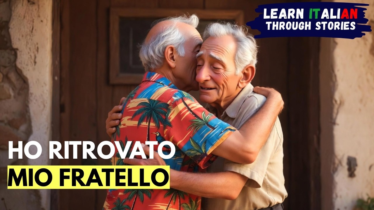 Ho Ritrovato Mio Fratello Dopo 70 Anni, Ma... | Learn Italian By Listening A Story