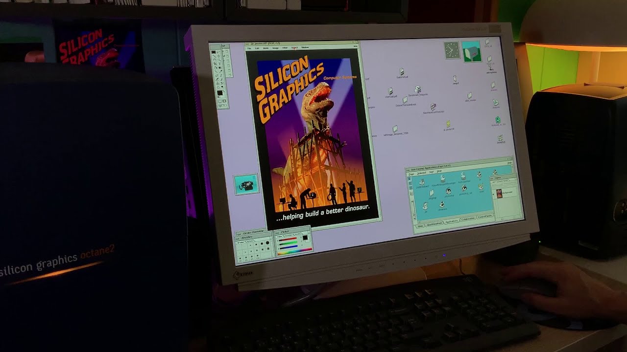 SGI Octane2 with V12 VPro Graphics demonstration