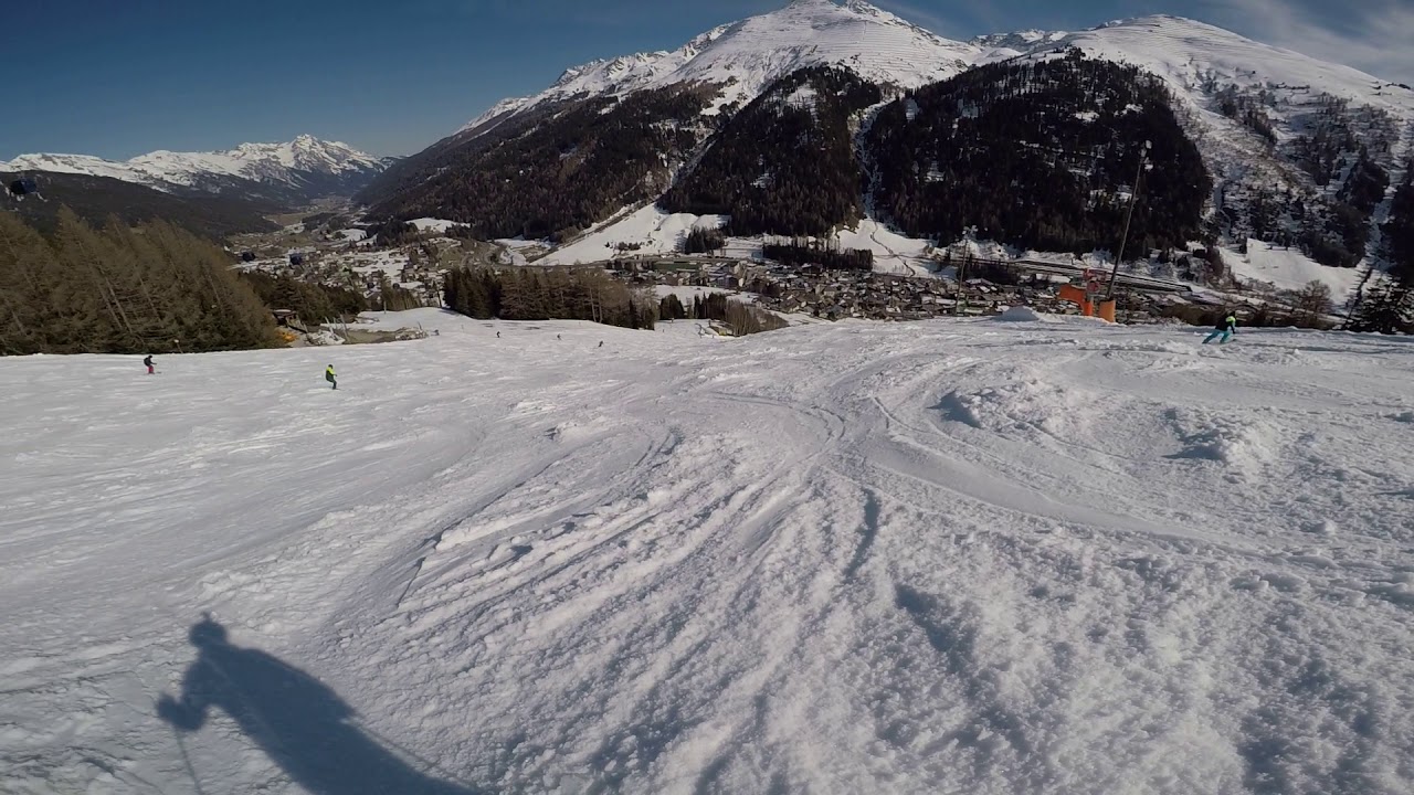 Piste 31 blue - 34 black - 33 red,  St. Anton, Austria
