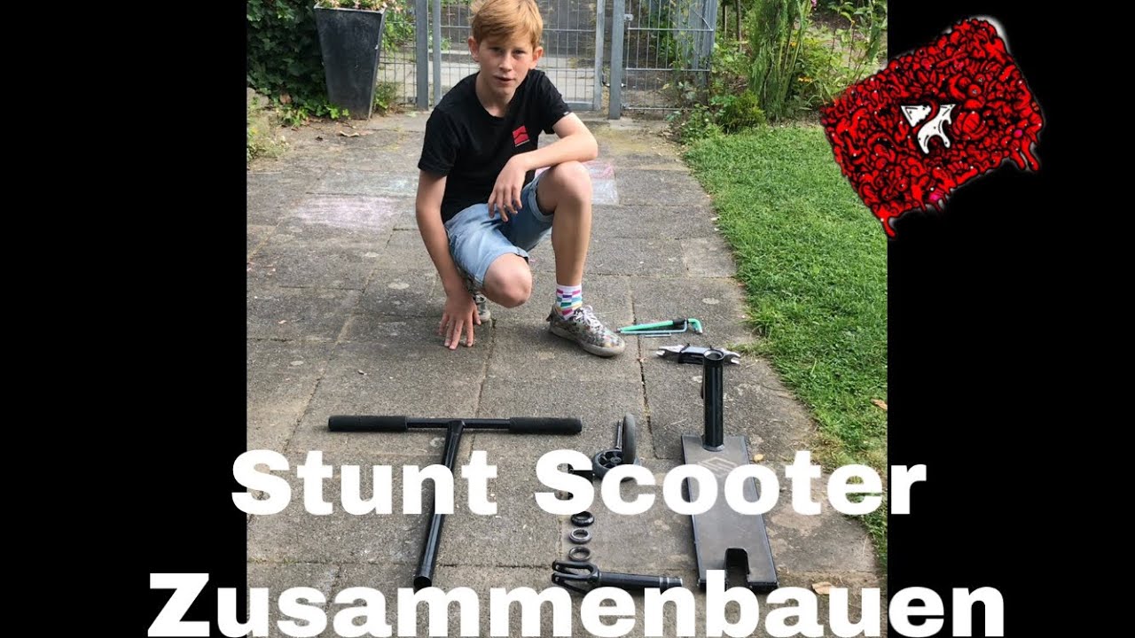 Stunt Scooter zusammenbauen