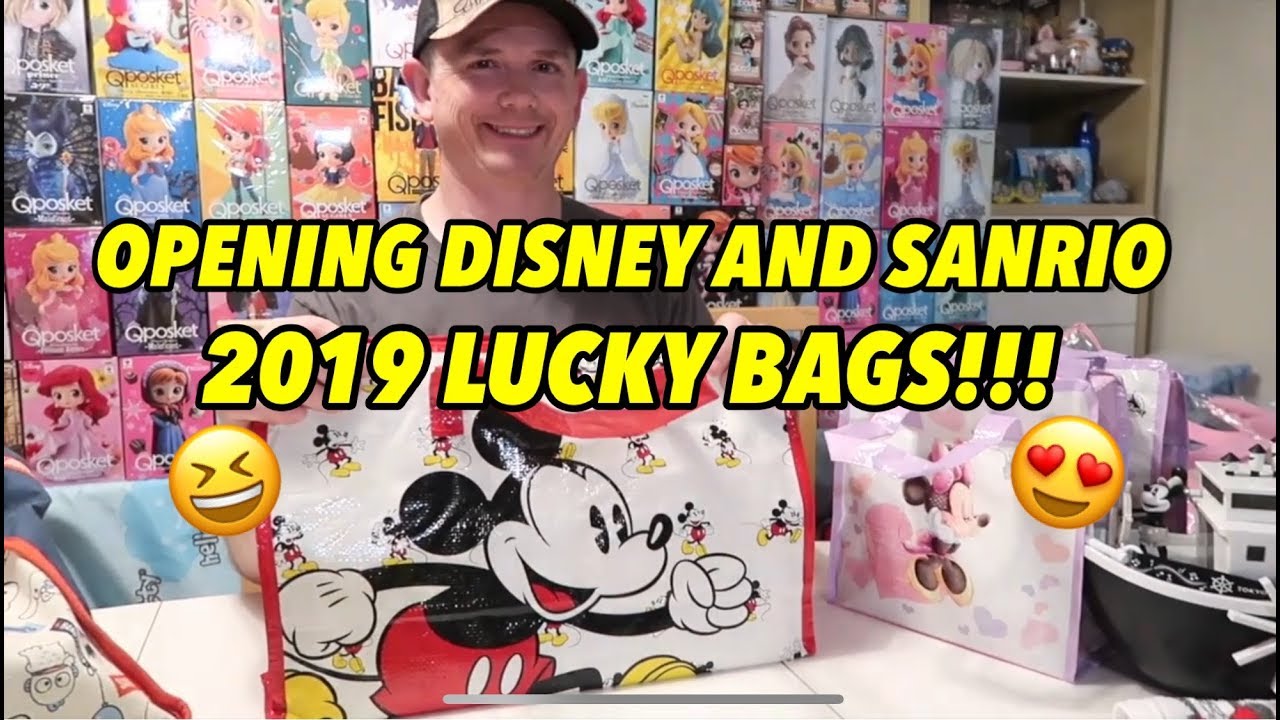 OPENING DISNEY AND SANRIO 2019 LUCKY BAGS!!!