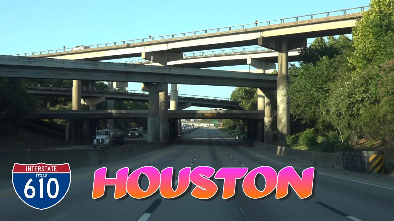 Houston: I-610 Full Freeway Loop (Clockwise)