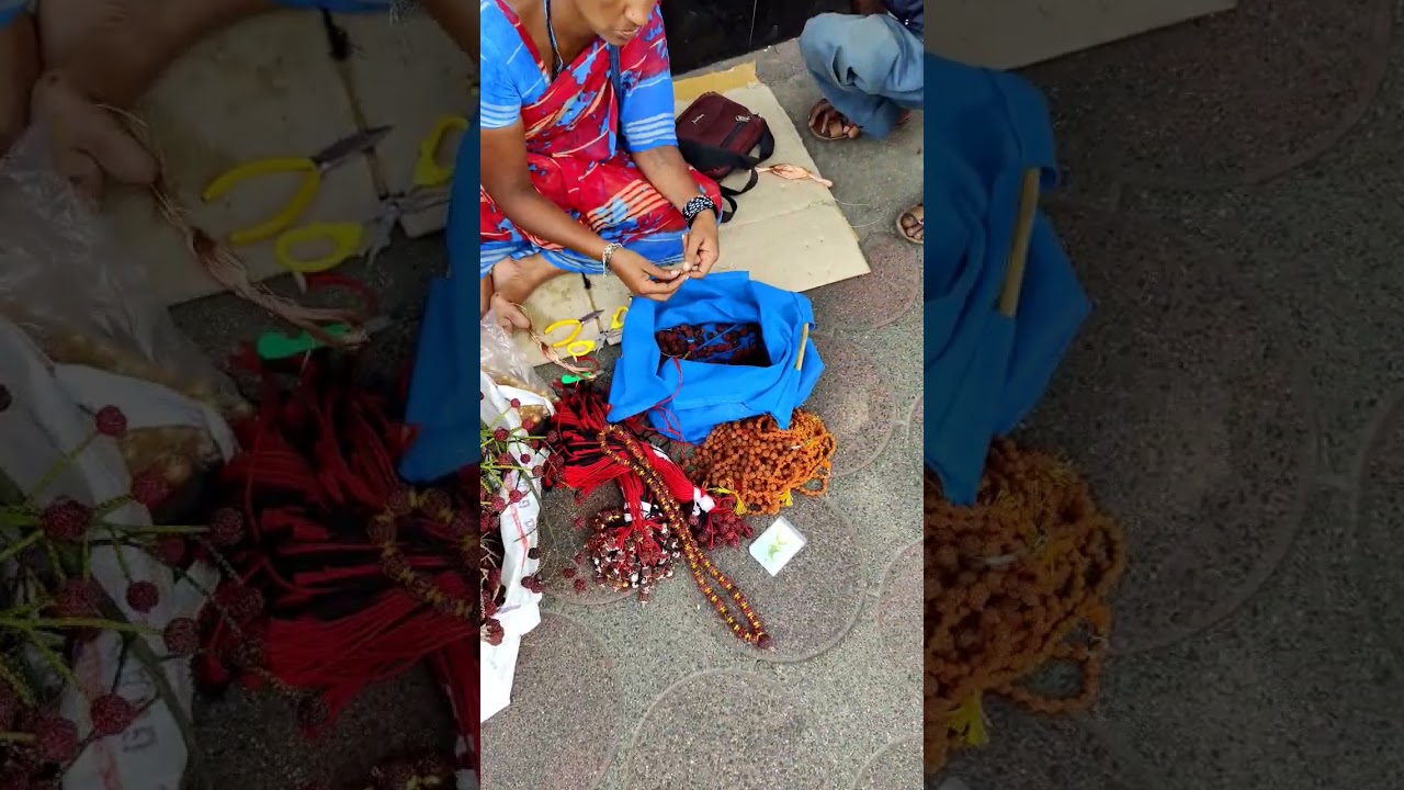 Rudraksha mala #making