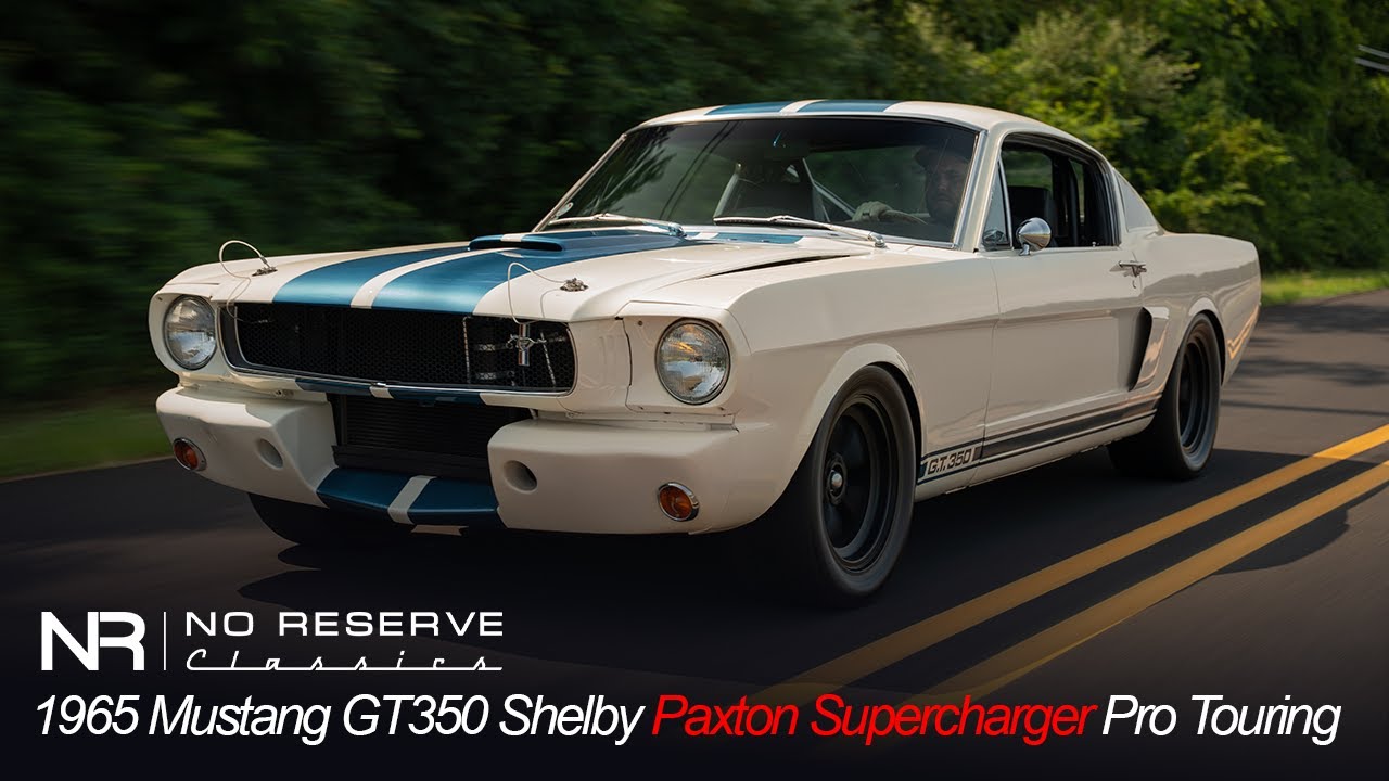 Paxton Supercharged 1965 Ford Mustang GT350 Pro-Touring Restomod FOR SALE: 1-800-562-7815