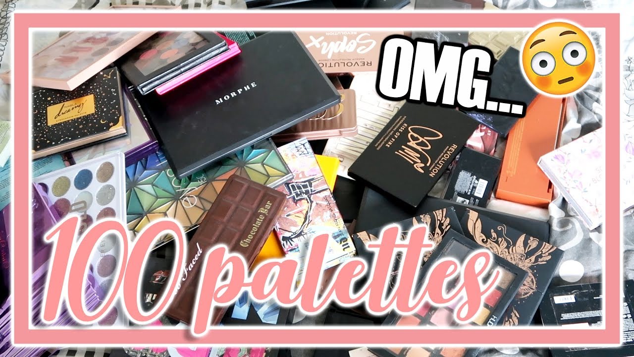 MAKE-UP STASH OPRUIMEN & ORGANISEREN  || Al mijn oogschaduw palettes!
