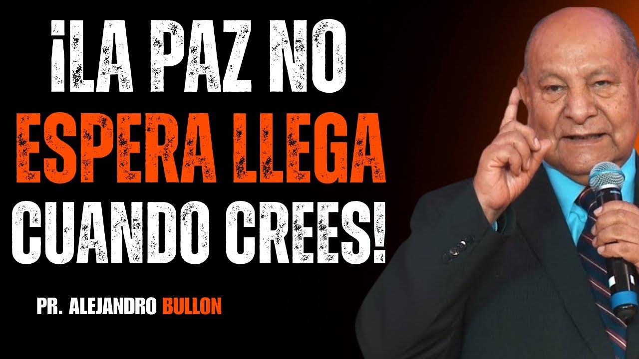 ¡La Paz No Llega Cuando Todo Se Arregla, Llega Cuando Crees!