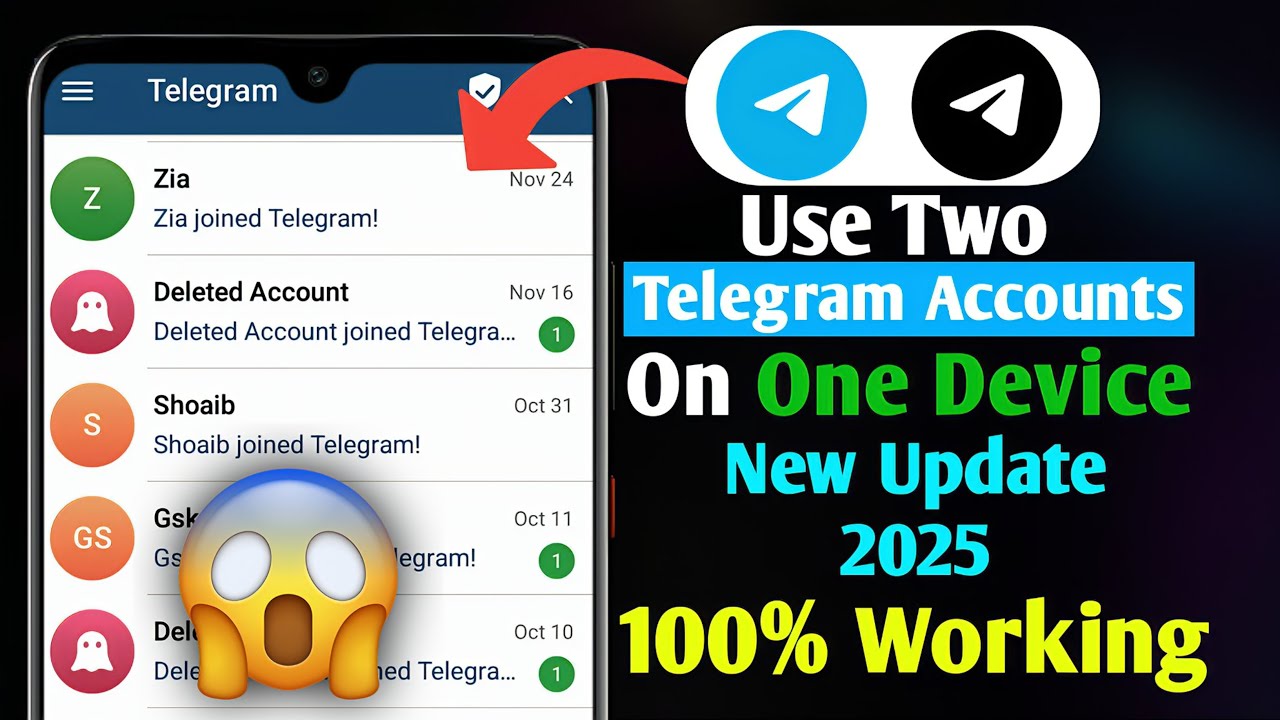 How To Use Two Telegram Accounts On A Single Mobile Phone (2025) | Use Multiple Telegram Accounts