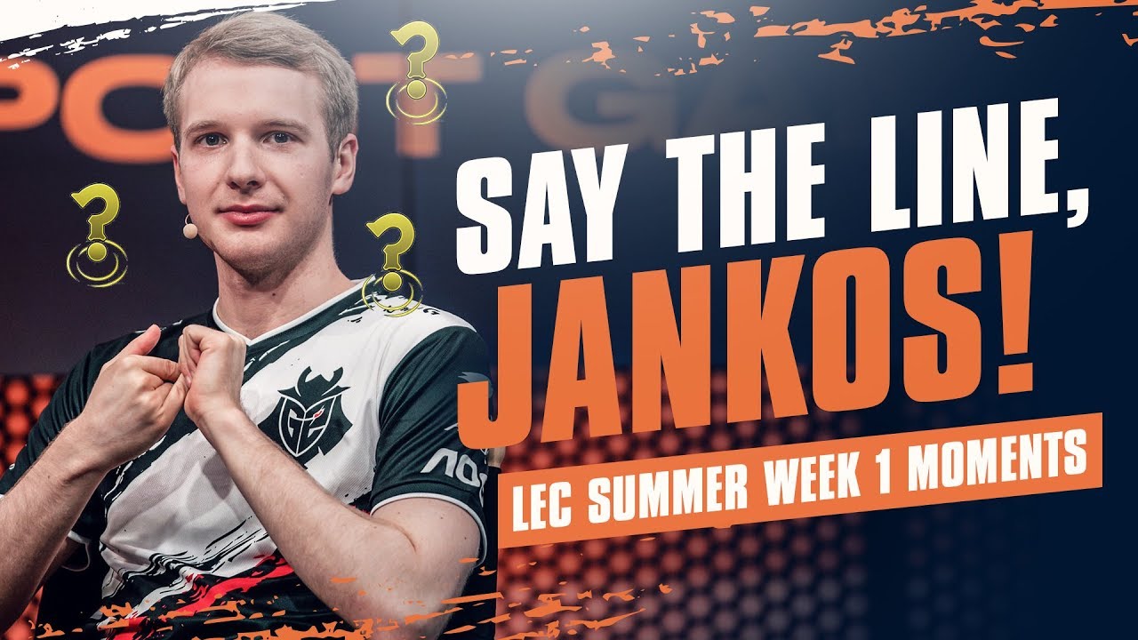 Say The Line, Jankos! | LEC Summer 2019 Week 1 Moments