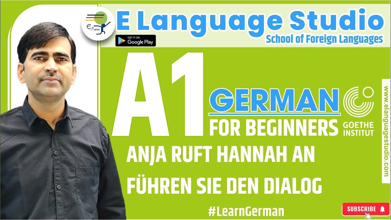 Learn German | Anja ruft Hannah an |  Führen Sie den Dialog