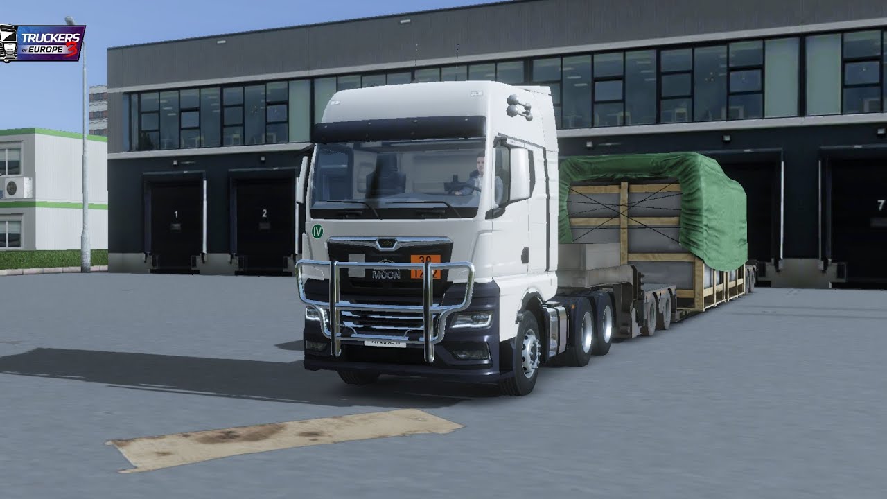 Truckers of Europe 3 Gameplay - Realistic Driving - Oversized trailer  🚛 