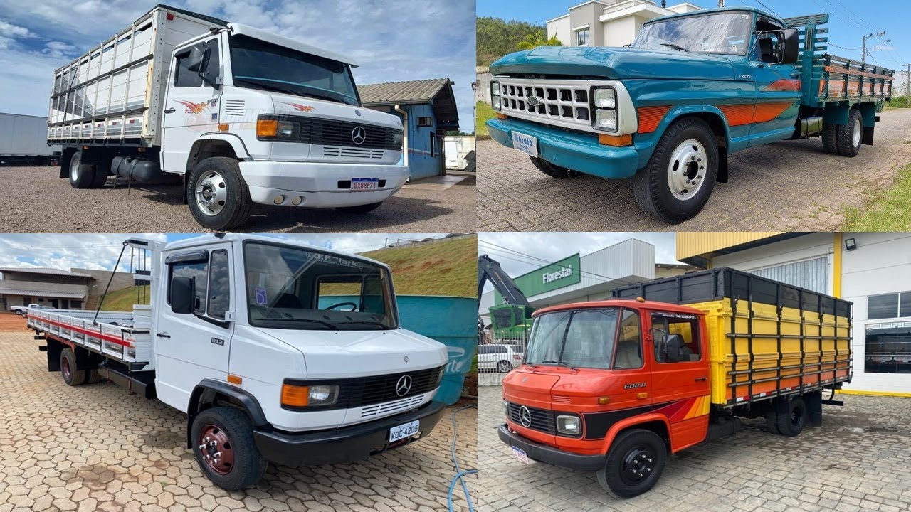 CAMINHÕES 3/4 À VENDA (Ford F400 e Mercedinha 608/708/709/710/912)