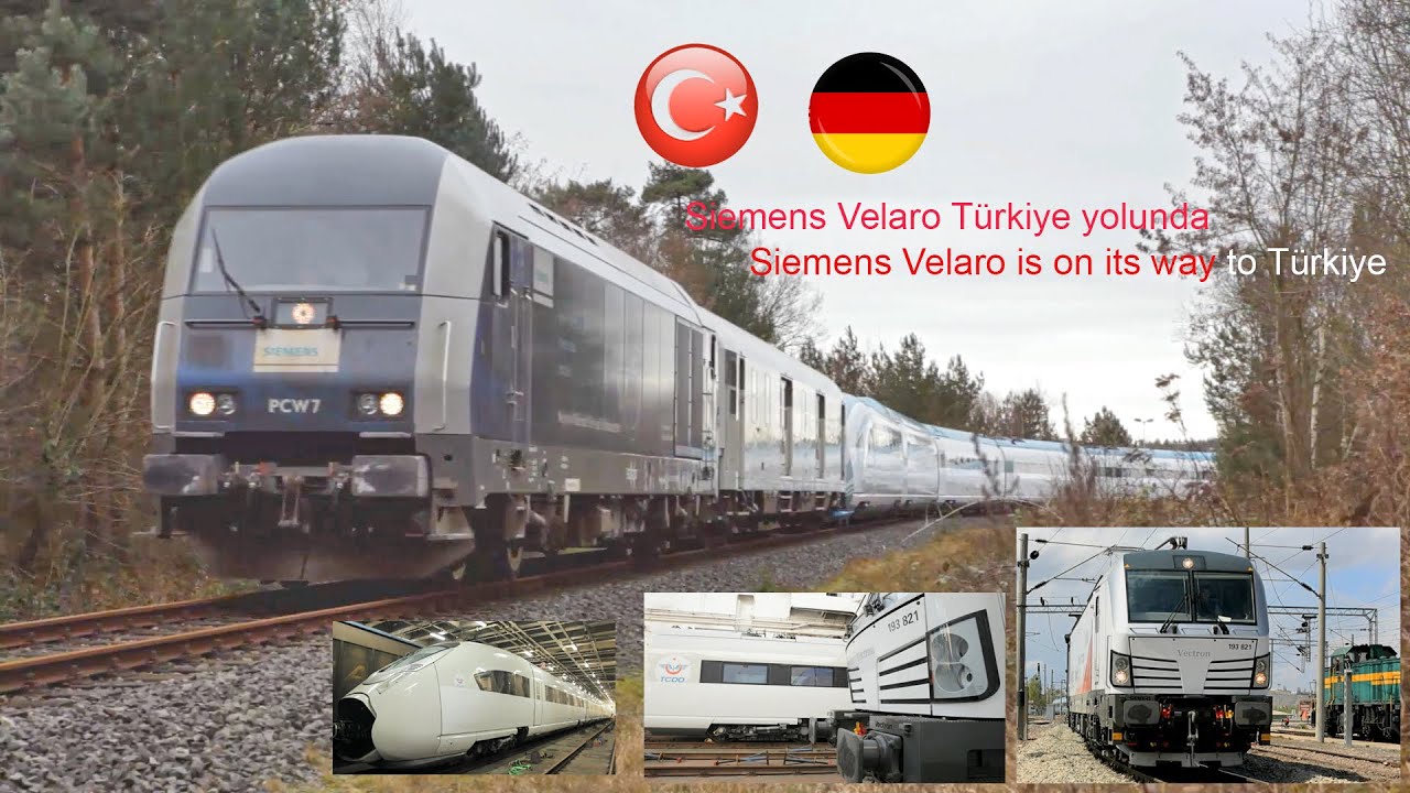 Almanyadan Türkiyeye Tren nasıl gelir / Siemens is on its way to Türkiye #railway #türkiye #germany