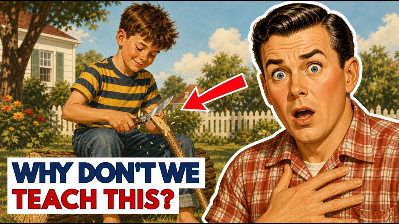 15 forgotten skills every 1950s boy mastered before 12