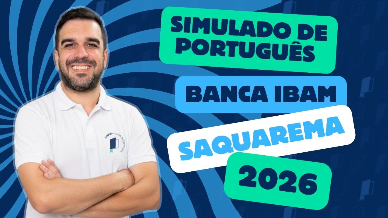 Saquarema 2026: Simulado IBAM - Professor Ramon Matos