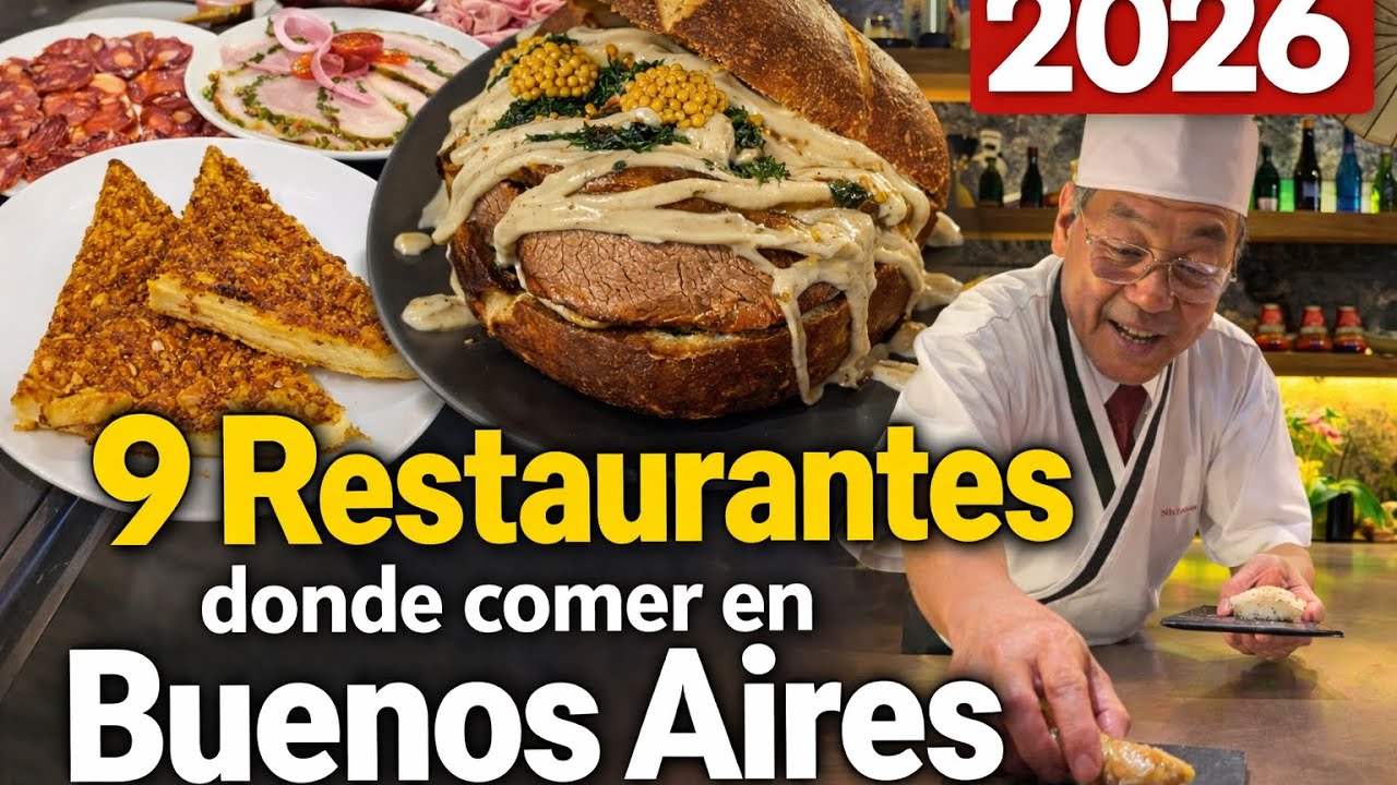 9 RESTAURANTES PARA COMER EN BUENOS AIRES (2026)