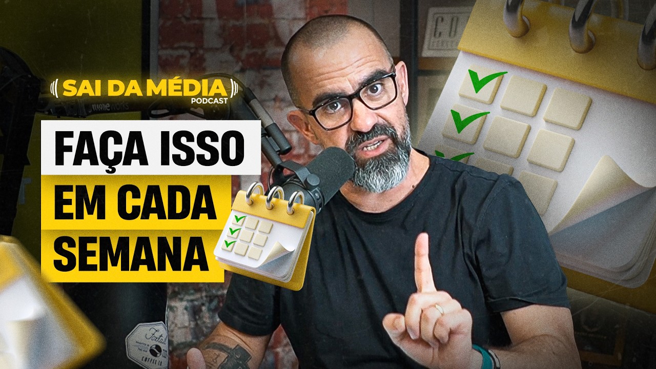Como TRANSFORMAR sua vida em 6 MESES (passo a passo) | Podcast Sai da M&eacute;dia #201