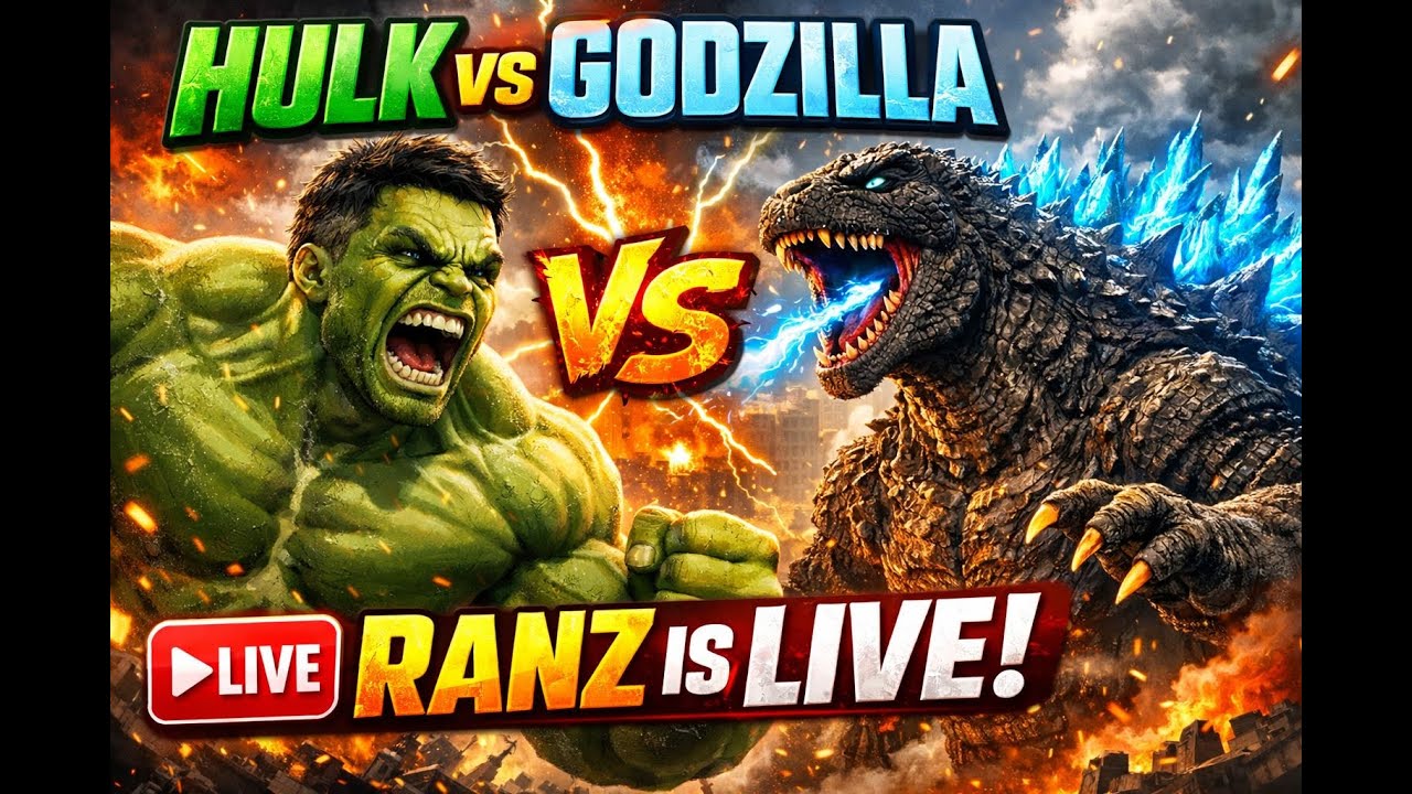 Grand Theft Auto V king kong godzilla vs hulk  live  