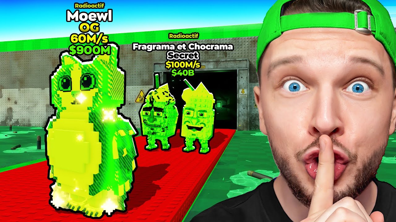 🔴Énorme ADMIN ABUSE + Nouveaux Brainrots Radioactifs !