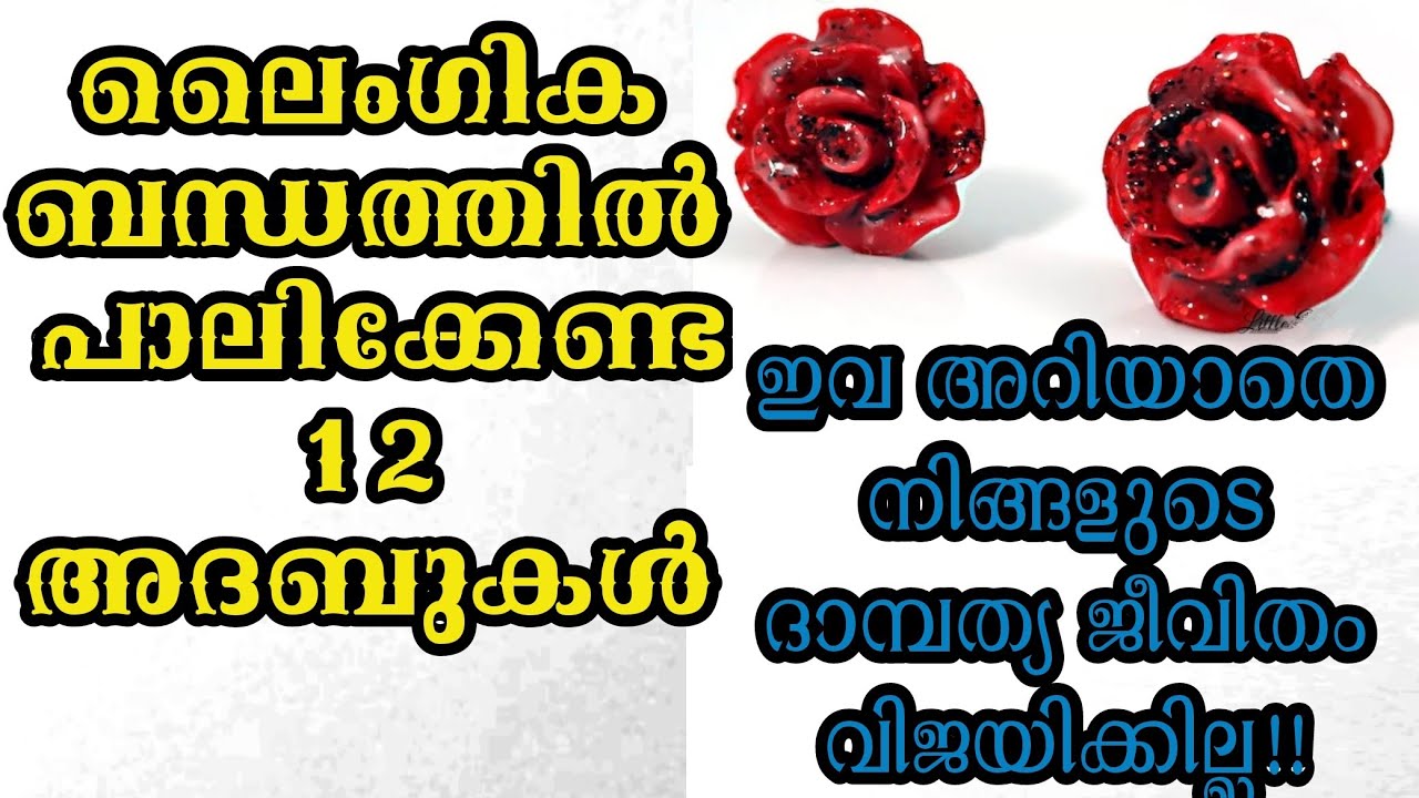 ലൈംഗിക ബന്ധത്തിൽ പാലിക്കേണ്ട 12 അദബുകൾ || laingika bandham islamil