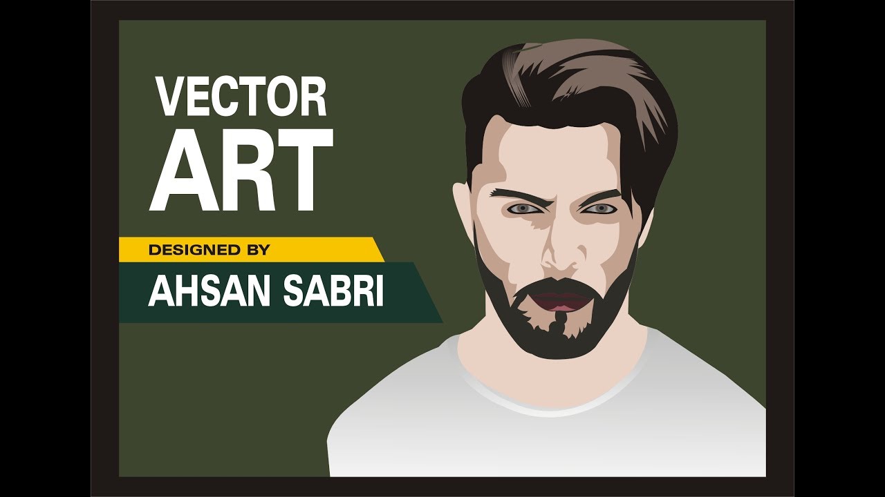 Tutorial Vector Portraits - it's cool man (Using Corel Draw 2017)