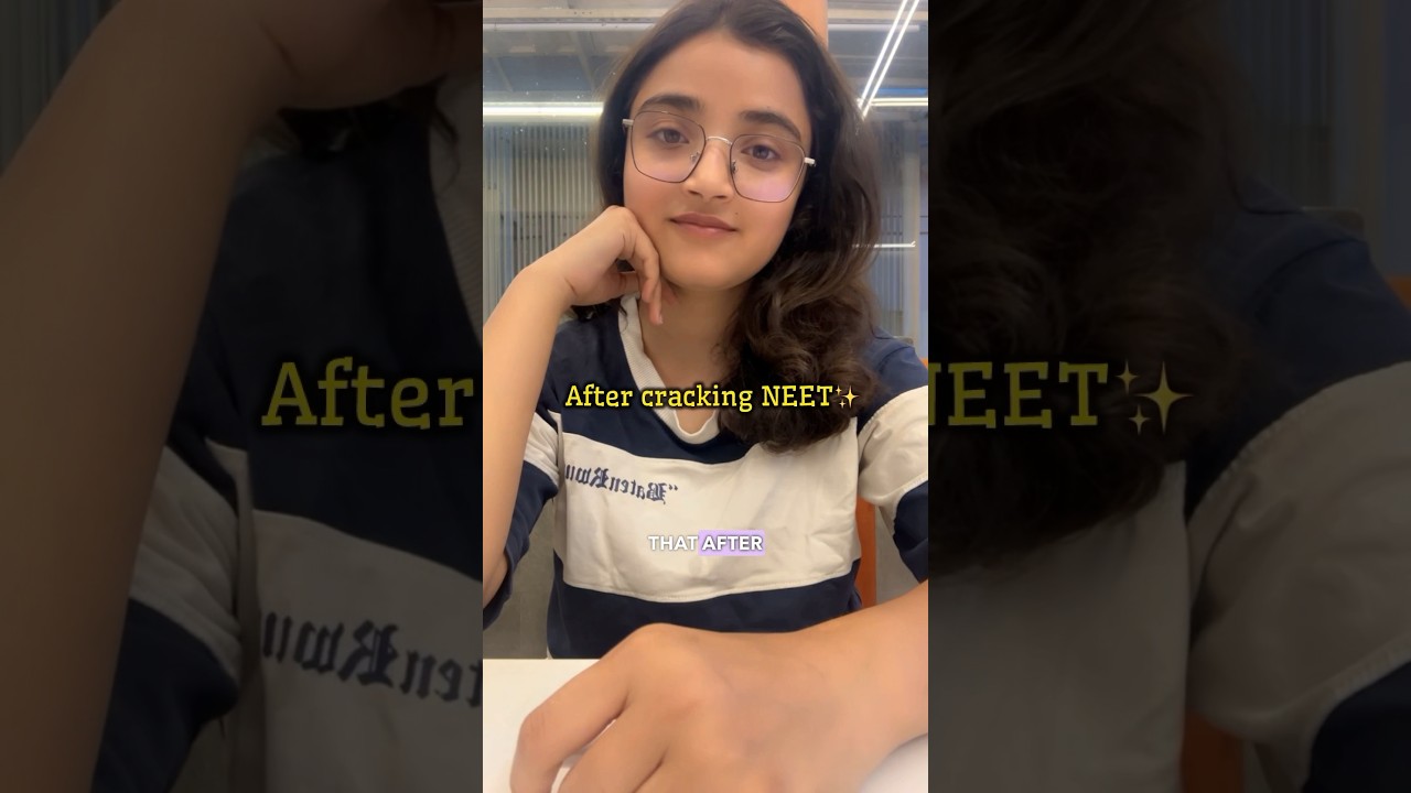 Life sett after cracking NEET?💥✨ #mbbs #neet #shorts #trending #medicalstudent