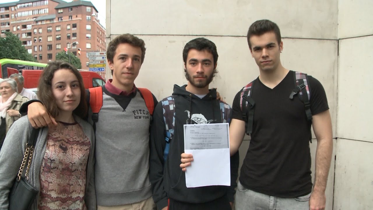 Alumnos de Euskadi piden retirar examen de matemáticas