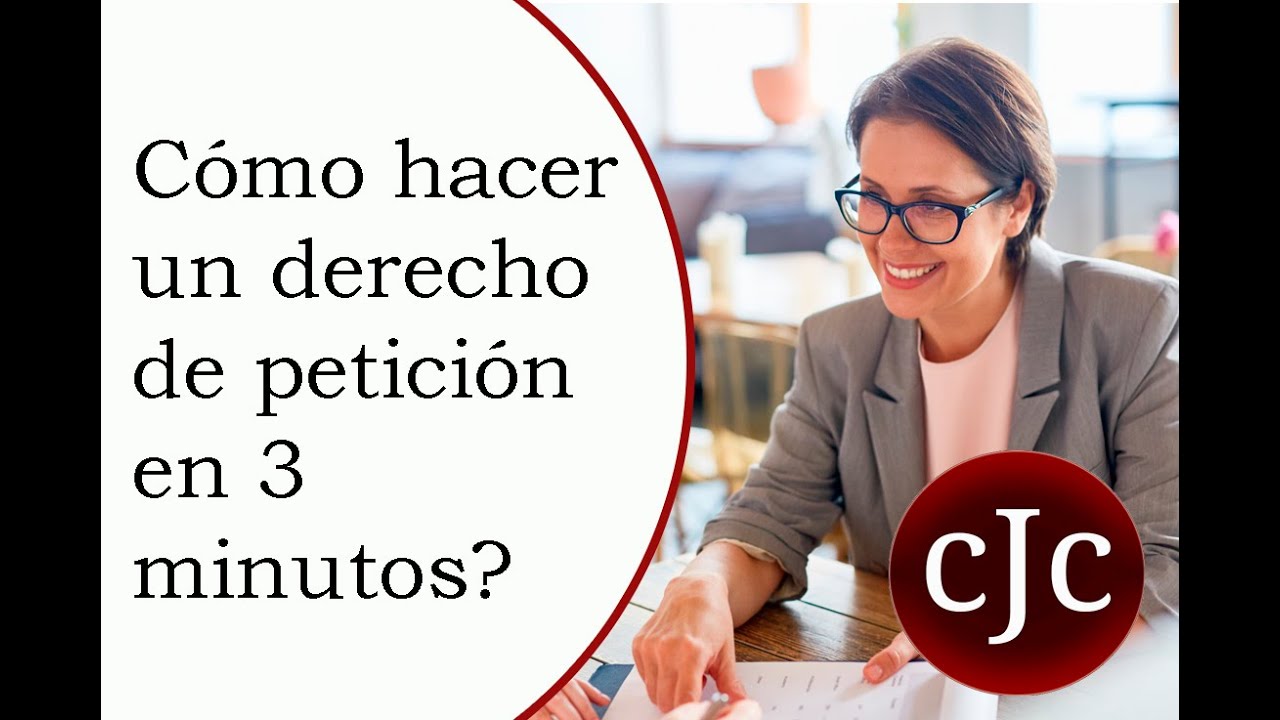 ¿Cómo hacer un derecho de petición en 3 minutos? - MINUTA, MODELO DE DERECHO DE PETICIÓN