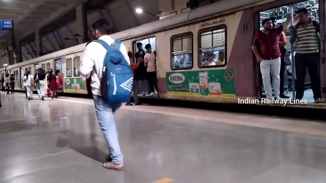 Non Stop Mumbai EMU Trains Various Action Seawoods Marine Drive Harbour Line #mumbailocaltrains
