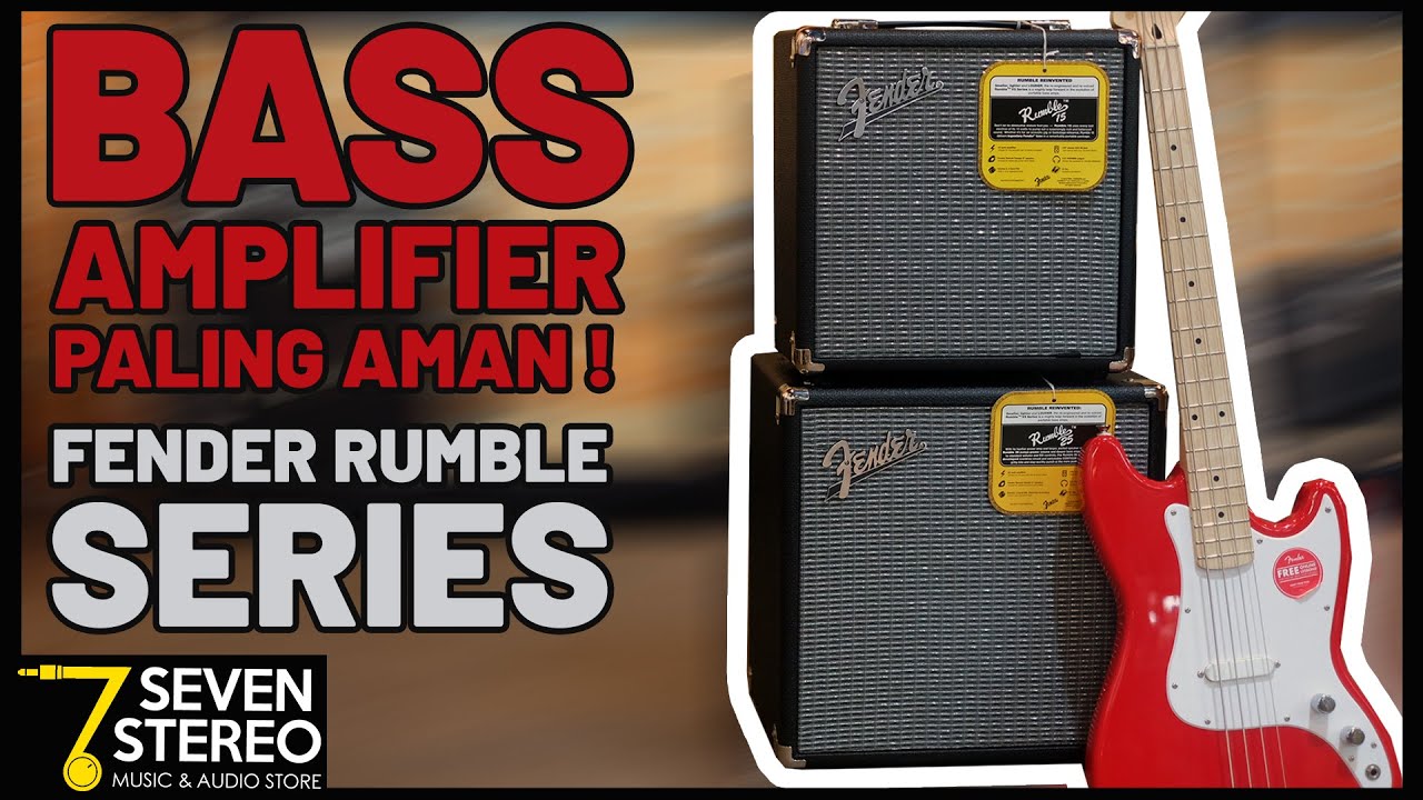 MAU TONE OVERDRIVE ? CLEAN ? BISAAAAA ! | REVIEW AMPLIFIER FENDER RUMBLE SERIES 15 & 25