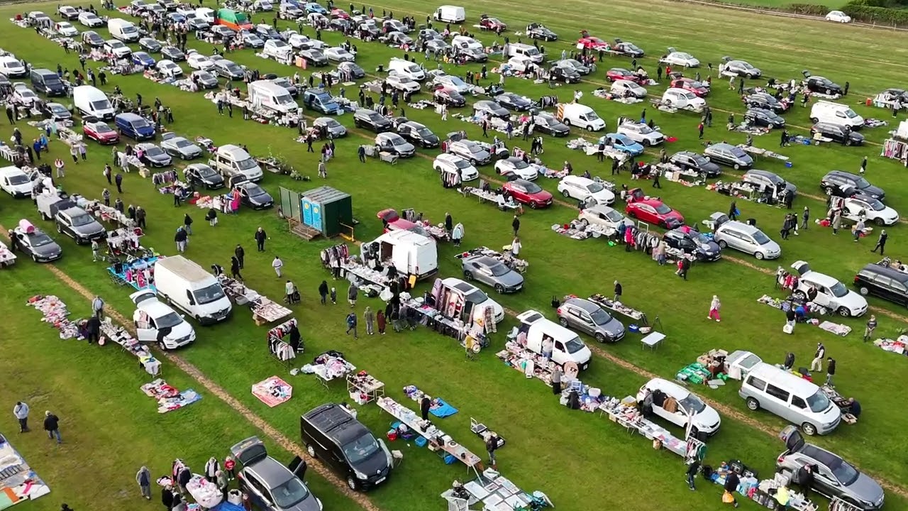 Burscough Giant Car Boot Sale | DRONE VIDEO