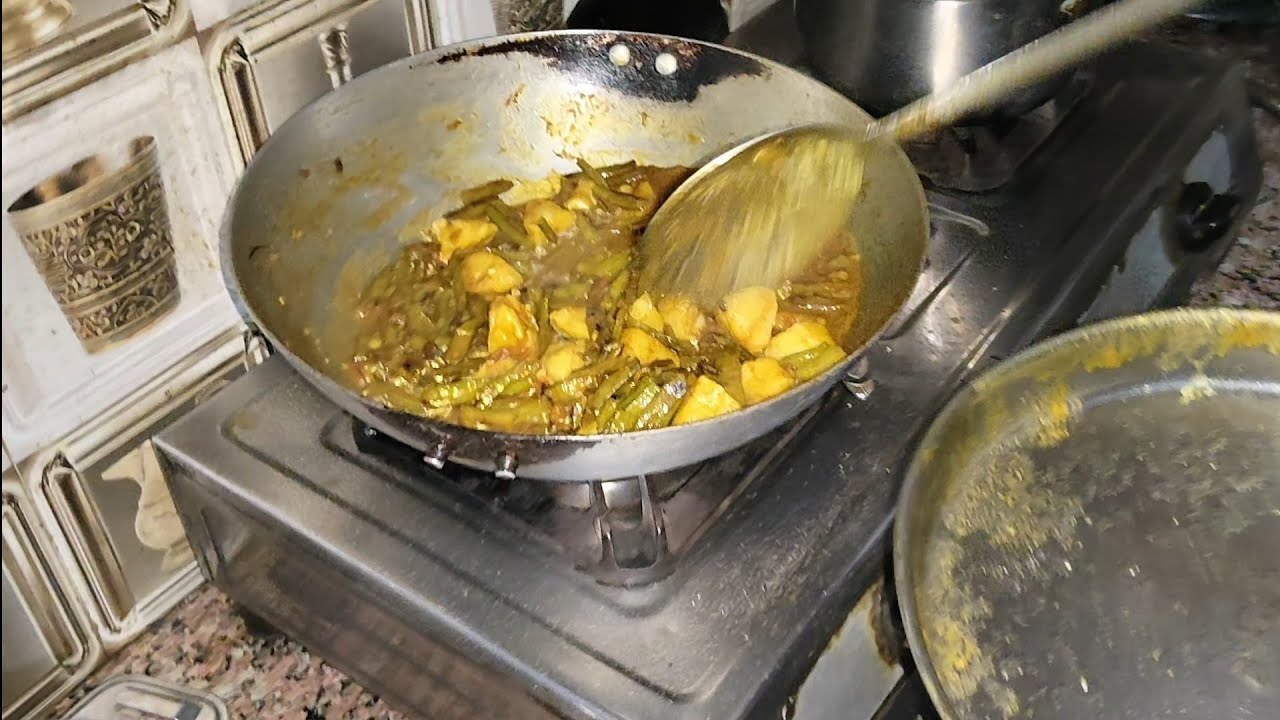 Aaj Tasty Hari Sabji bnayi 😮