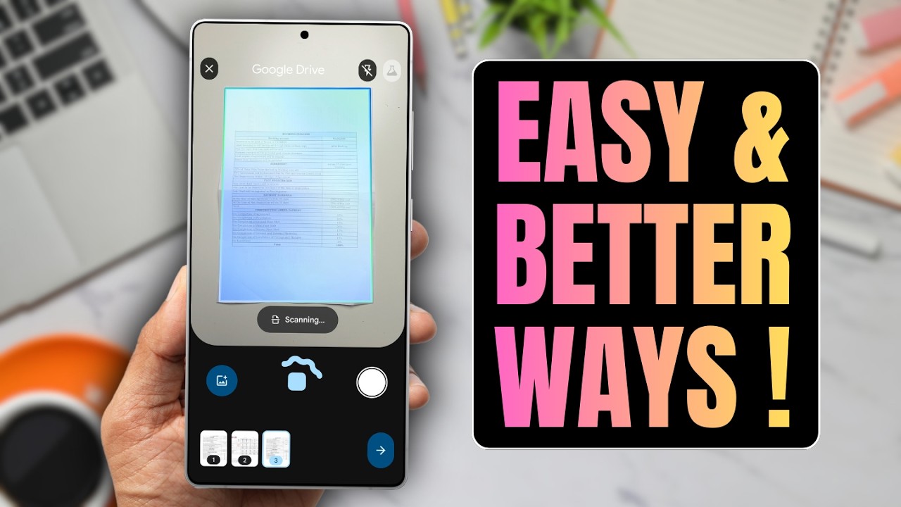 EASY & BETTER ways to scan a document on Samsung Galaxy phones