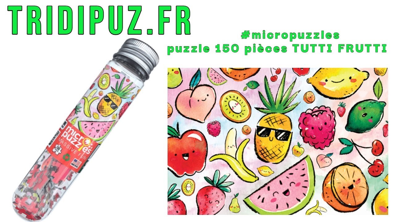 Micro Puzzle de 150 pi&egrave;ces, Tutti Frutti. Fabricant Micro Puzzles