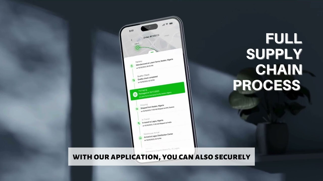 LUTAM farmers and processors Blockchain app Demo