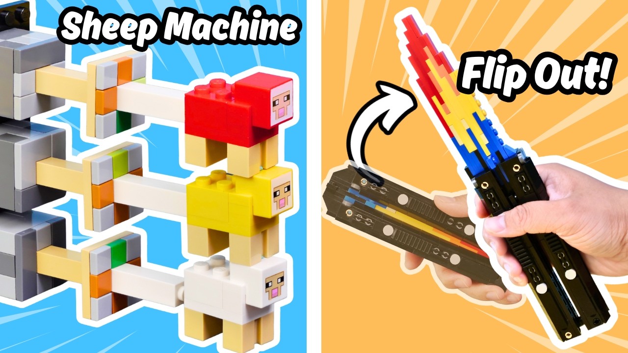 Satysfakcjonujące konstrukcje LEGO stają się DZIKIE!