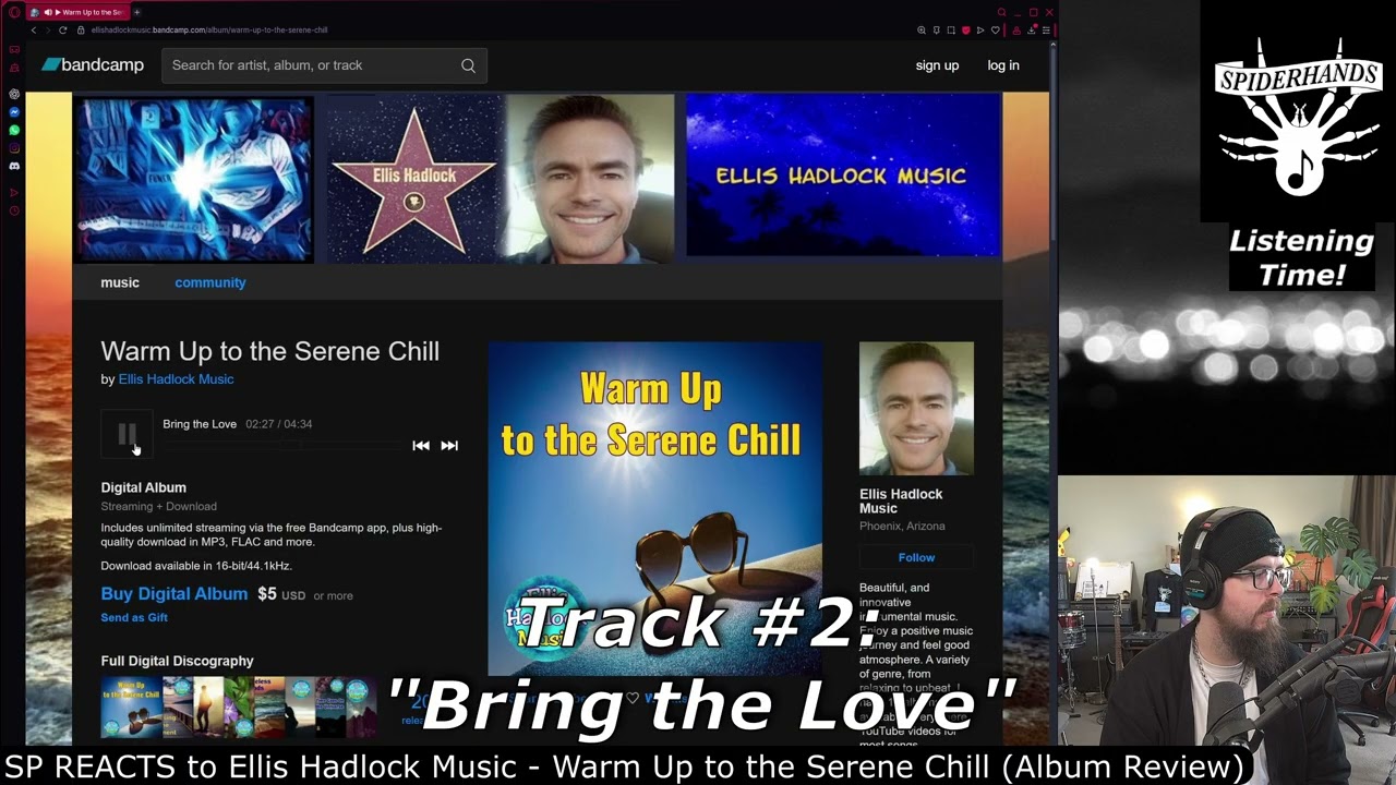 SP REACTS to Ellis Hadlock Music - Warm Up to the Serene Chill Album Review