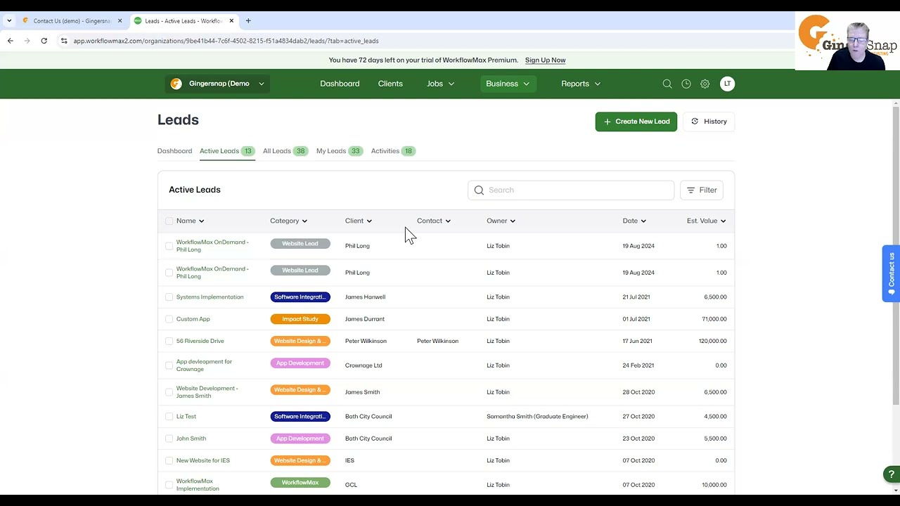 WorkflowMax Integration Ideas