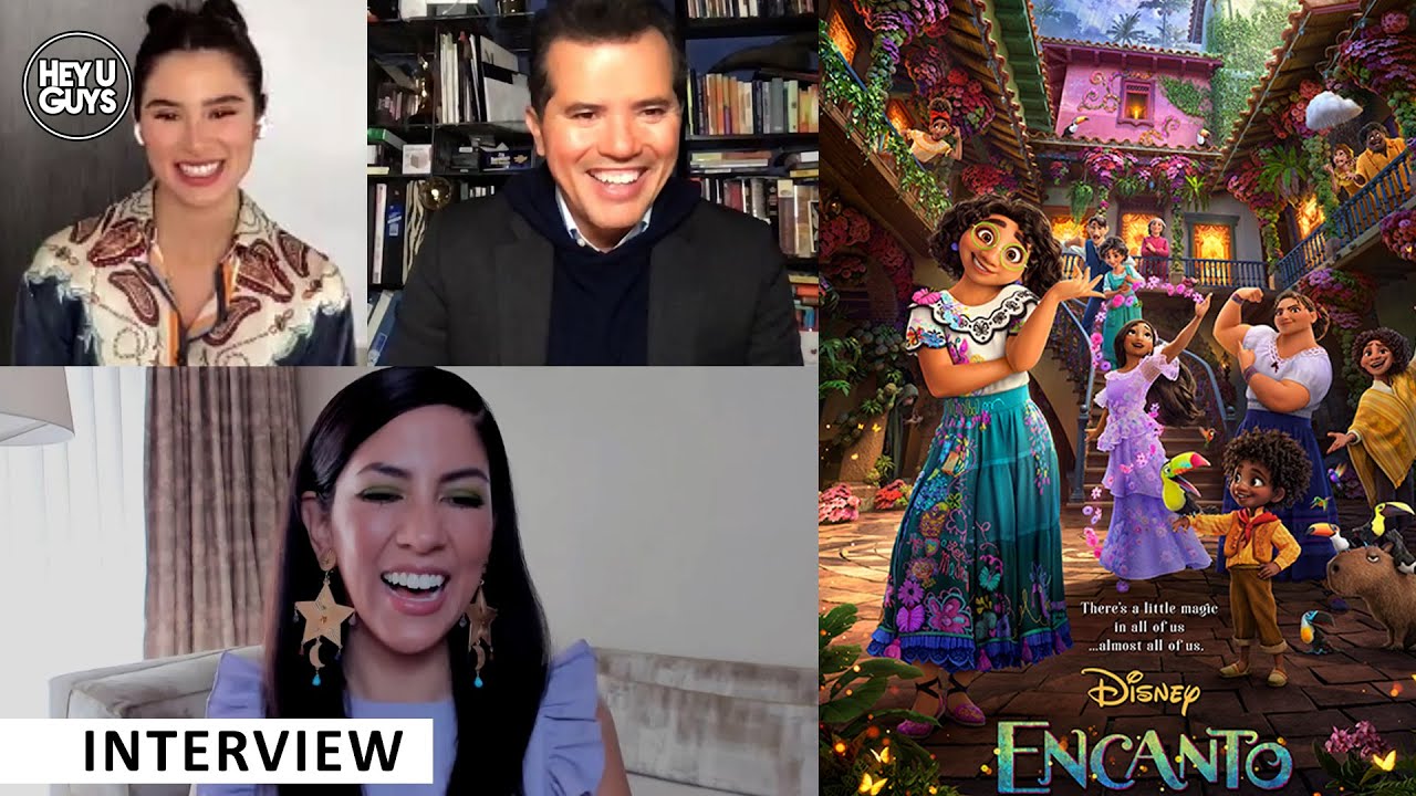 Encanto - Stephanie Beatriz, John Leguizamo & Diane Guerrero on zoom-singing with Lin-Manuel Miranda