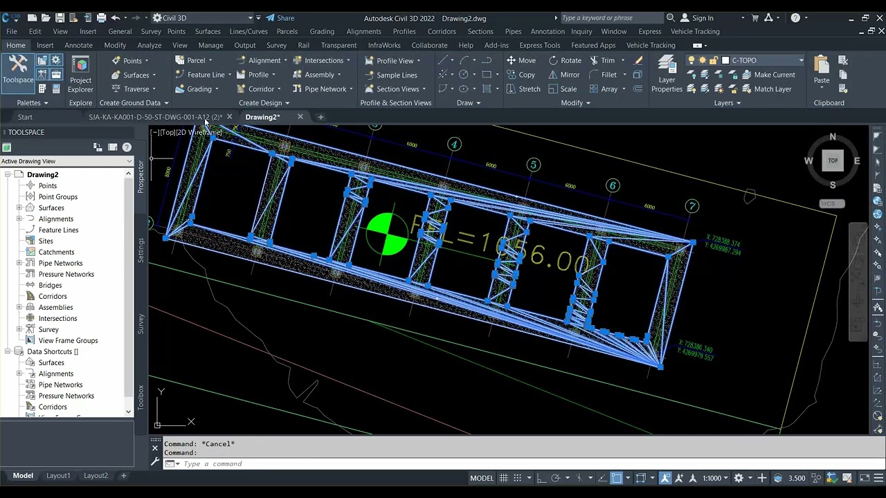 Modeling foundation  in Civil3D
